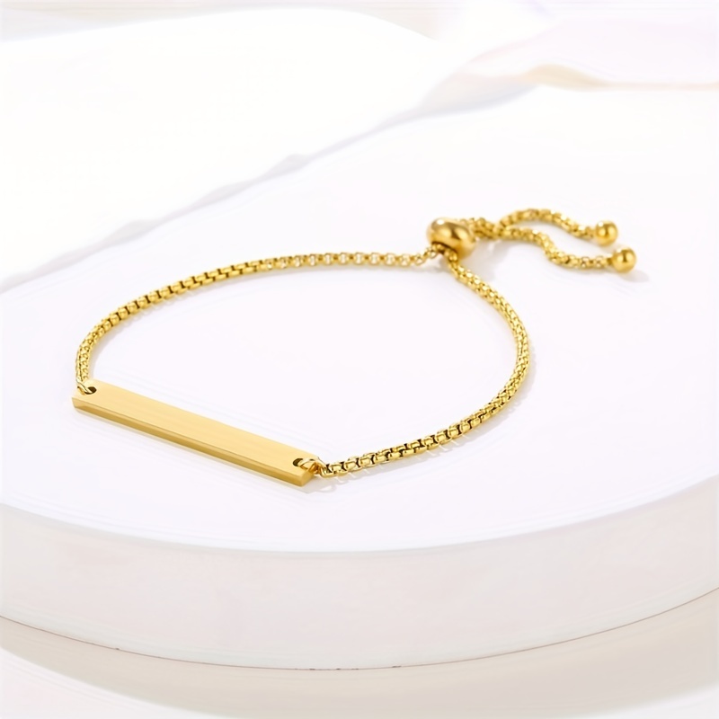 Personalized Engraved Name Bracelet for Men